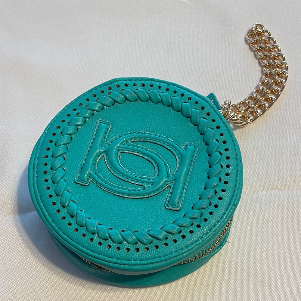 Chic Turquoise Round Bebe Bag